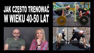 Jak często trenować w wieku 40-50 lat | Trening siłowy 40+ 50+ | 40+ na siłowni 