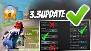 Update 3.3 | Best Settings & Sensitivity to Improve Headshots and Aim | PUBG MOBILE 