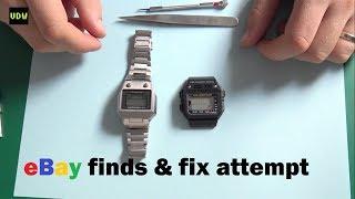 LCD Watch Fix attempt - Ep 43 - VintageDigitalWatches