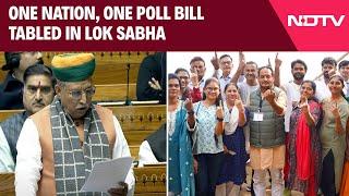 One Nation One Election Lok Sabha | One Nation, One Poll Bill Tabled In Lok Sabha