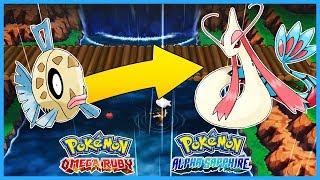 Pokemon OmegaRuby & AlphaSapphire - How to Get Feebas & Evolve Into Milotic
