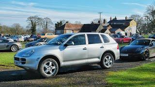 CRASHING A SPECIAL PORSCHE MEET IN MY CHEAP V6 CAYENNE...