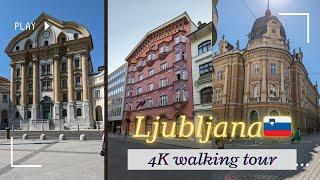 Ljubljana  4K Walking Tour: Discover the Secrets of Slovenia's Capital