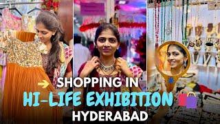 Exploring Hi-life exhibition(22,23,24) Nov in Hyderabad #shopping #jewellery #saree #youtube #vlog