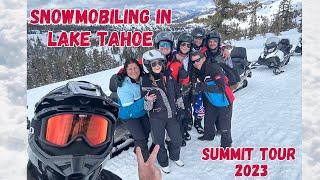 SNOWMOBILING in South Lake Tahoe | Lake Tahoe Adventures SUMMIT Tour - HONEST Review 2023 | Vlog 6