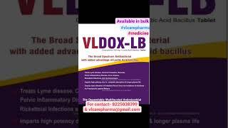 vldox-lb available in bulk #vlcarepharma #medicine #healthylifestyle #medication #vldoxlb #vlmoxcv