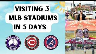 Baseball VLOG  | 3 MLB STADIUMS in 5 DAYS 