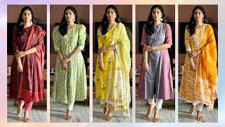 Amazon simple pure cotton Kurti sets with dupatta and kurtis|Rayon kurtis amazon|Amazon haul|Ramya