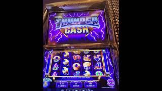 $250 BET MASSIVE WIN THUNDER CASH FREE SPINS - HARD ROCK TAMPA HIGH LIMIT $10 Denom