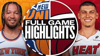 Game Recap: Knicks 116, Heat 107