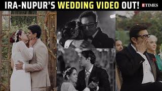 Emotional Aamir Khan Wipes Tears In Ira Khan-Nupur Shikhare's Wedding Video