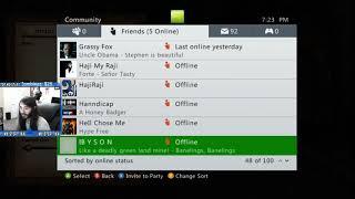 Moistcr1tikal Looks Through His Old Xbox Friends List