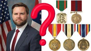 What Are JD Vance's Military Medals?