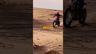 #kayo #Enduro #dirtbike in the #desert of #iran #jump  | کایو در کویر