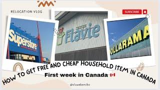 LIVING IN CANADA:First Week in Canada:Settling In-How I furnished my house with free Items #canada