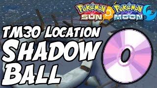 How to Get Shadow Ball Location – Pokémon Sun and Moon TM 30 Shadow Ball Location