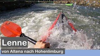 Lenne mit Wildwasserkanal Hohenlimburg (im Gumotex Swing)