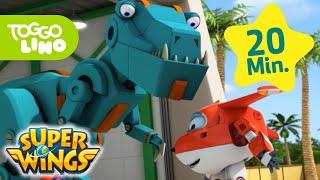 Super Wings Deutsch | Dinos im Regen | 20 Minuten | Toggolino Serien