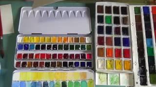 Sonnet ~ White Nights ~ Artist Watercolor Paint Comparison