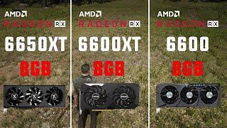 RX 6650 XT vs RX 6600 XT vs RX 6600 Test in 7 Games