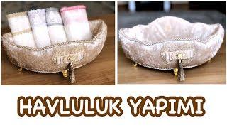 Gondol Havluluk Yapımı / Çeyiz Hazırlama // HOW TO MAKE A BASKET FROM PLASTIC / Awesome Idea