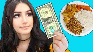 I Only Spend $1 Food for 24 Hours Challenge