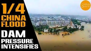 1/4 China Flood Dam Pressure Intensifies | three gorges dam | collapse |  millions people affected