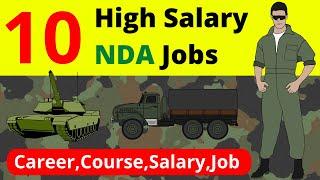 Top 10 High Salary Job Post In NDA || High Salary Jobs For Commerce & Science Students