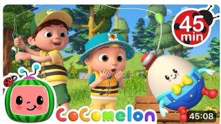 Humpty Dumpty Family Camping (Nature Song) + MORE CoComelon Nursery Rhymes & Songs