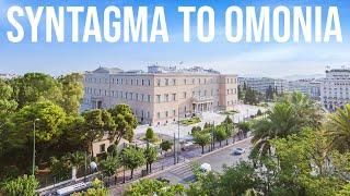 #29 Syntagma to Omonia walk amid Pandemic outbreak [4k 60fps]