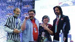 Ernest Cline Meets his Heroes Walter Day and Billy Mitchell at Classic Game Fest