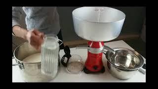 NEW Milk cream electric centrifugal separator Metal 80L/h