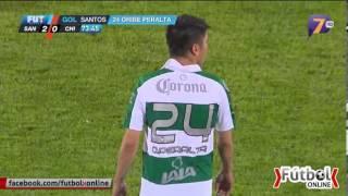 Santos vs Guadalajara Chivas 2-0 Jornada 2 Clausura 2013 Futbol Mexicano HD [11-01-13]