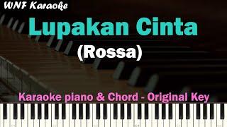 Rossa - Lupakan Cinta Karaoke Piano & Chord (Female Key)