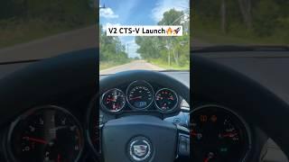 V2 CTS-V Launch! (0-100mph)