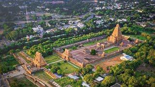 Exclusive drone shots of Brihadeeswara Temple 4K | Tamilnadu Tourism |