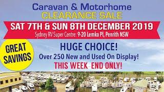 Motorhome & Caravan Clearance Sale!