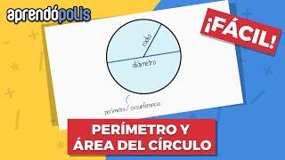 PERÍMETRO Y ÁREA DE UN CÍRCULO ¡Fácil!