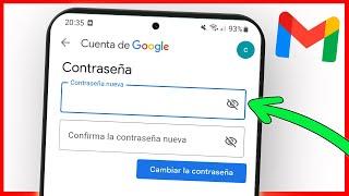 Cómo CAMBIAR LA CONTRASEÑA DE GMAIL 2024