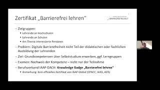 2024-10-02 Webinar zum Knowledge Badge "Barrierefrei Lehren"