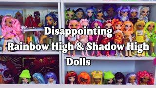 (Adult Collector) Disappointing Rainbow High and Shadow High Dolls! With Alex 🩷