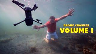 Drone Crash Compilation - VOL.  1