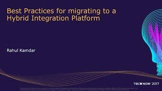Migrating from BusinessWorks 5 to a BusinessWorks 6-based Hybrid Integration Platform