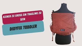 Toddlers sicher und bequem tragen:  Didiymos Didifix Toddler