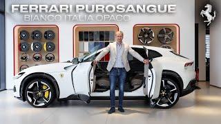 Eleganz in Bianco Italia Opaco - Ferrari Purosangue | Ferrari Ulrich