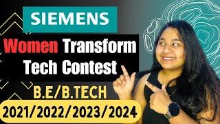 SIEMENS Biggest Hiring contest announced || Off campus hiring || 2021,2022,2023,2024 Batch