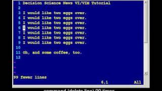 Vi - Vim Tutorial. Howto video for the amazing vim editor.