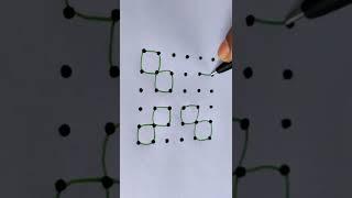 6×6 dots rangoli #shorts