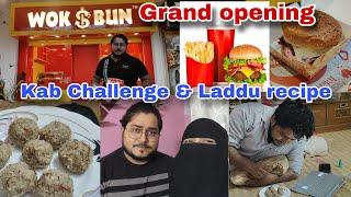 Wok & Bun Karlos Lulu Mall in Mango|Viral reels & Cooking challenge|My Favourite Laddu recipe #vlog