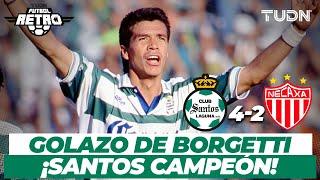 ¡Señor gol! Golazo de Borgetti y Santos es campeón! | Santos vs Necaxa - Final Invierno 1996 | TUDN